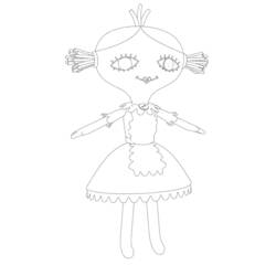 Dibujo para colorear: Bebé Lilly (Personajes de Dibujos Animados) #41096 - Dibujos para Colorear e Imprimir Gratis