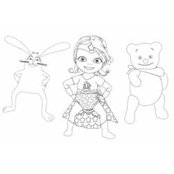 Dibujo para colorear: Bebé Lilly (Personajes de Dibujos Animados) #41103 - Dibujos para Colorear e Imprimir Gratis