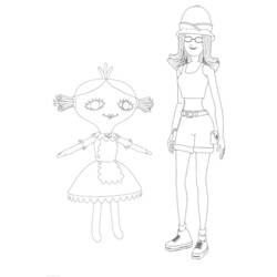 Dibujo para colorear: Bebé Lilly (Personajes de Dibujos Animados) #41106 - Dibujos para Colorear e Imprimir Gratis