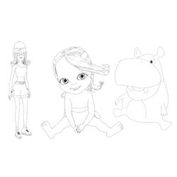 Dibujo para colorear: Bebé Lilly (Personajes de Dibujos Animados) #41108 - Dibujos para Colorear e Imprimir Gratis