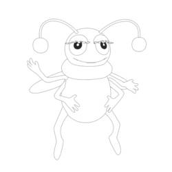 Dibujo para colorear: Bebé Lilly (Personajes de Dibujos Animados) #41109 - Dibujos para Colorear e Imprimir Gratis