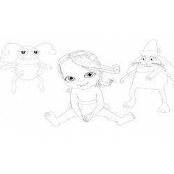 Dibujo para colorear: Bebé Lilly (Personajes de Dibujos Animados) #41116 - Dibujos para Colorear e Imprimir Gratis