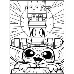 Dibujo para colorear: Bebé Yoda (Personajes de Dibujos Animados) #195069 - Dibujos para Colorear e Imprimir Gratis
