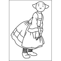 Dibujo para colorear: Becassine (Personajes de Dibujos Animados) #214521 - Dibujos para Colorear e Imprimir Gratis