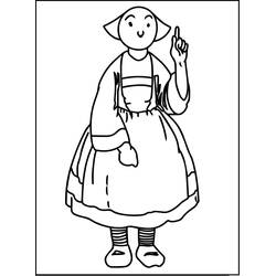 Dibujo para colorear: Becassine (Personajes de Dibujos Animados) #214522 - Dibujos para Colorear e Imprimir Gratis