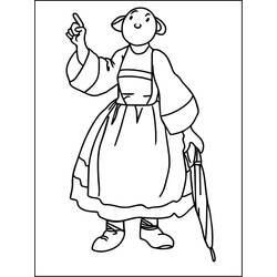 Dibujo para colorear: Becassine (Personajes de Dibujos Animados) #214523 - Dibujos para Colorear e Imprimir Gratis