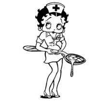 Dibujo Betty Boop (Personajes de Dibujos Animados) #26036 para imprimir y colorear