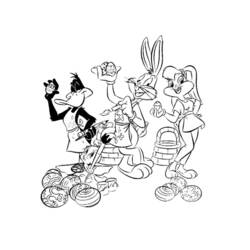 Dibujo para colorear: Bugs Bunny (Personajes de Dibujos Animados) #26361 - Dibujos para Colorear e Imprimir Gratis
