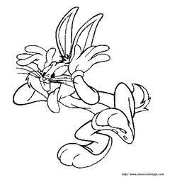 Dibujo para colorear: Bugs Bunny (Personajes de Dibujos Animados) #26432 - Dibujos para Colorear e Imprimir Gratis