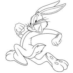 Dibujo para colorear: Bugs Bunny (Personajes de Dibujos Animados) #26464 - Dibujos para Colorear e Imprimir Gratis