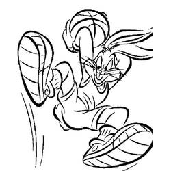 Dibujo para colorear: Bugs Bunny (Personajes de Dibujos Animados) #26479 - Dibujos para Colorear e Imprimir Gratis
