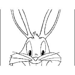 Dibujo para colorear: Bugs Bunny (Personajes de Dibujos Animados) #26493 - Dibujos para Colorear e Imprimir Gratis