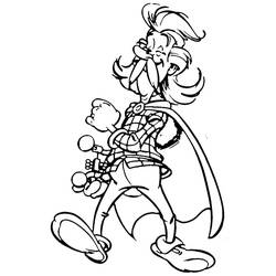 Dibujos para colorear: Cacofonix - Dibujos para Colorear e Imprimir Gratis