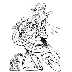 Dibujo para colorear: Cacofonix (Personajes de Dibujos Animados) #189676 - Dibujos para Colorear e Imprimir Gratis