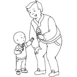 Dibujo para colorear: Caillou (Personajes de Dibujos Animados) #215135 - Dibujos para Colorear e Imprimir Gratis