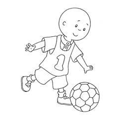 Dibujos para colorear: Caillou - Dibujos para Colorear e Imprimir Gratis