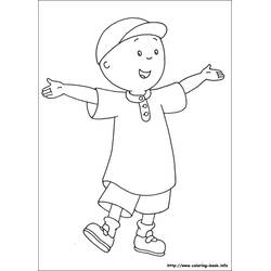 Dibujo para colorear: Caillou (Personajes de Dibujos Animados) #36165 - Dibujos para Colorear e Imprimir Gratis