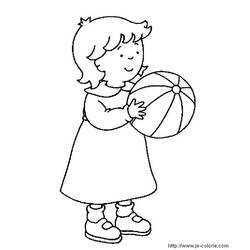 Dibujo para colorear: Caillou (Personajes de Dibujos Animados) #36176 - Dibujos para Colorear e Imprimir Gratis