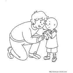 Dibujo para colorear: Caillou (Personajes de Dibujos Animados) #36180 - Dibujos para Colorear e Imprimir Gratis