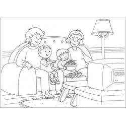 Dibujo para colorear: Caillou (Personajes de Dibujos Animados) #36182 - Dibujos para Colorear e Imprimir Gratis