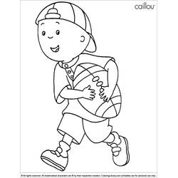 Dibujo para colorear: Caillou (Personajes de Dibujos Animados) #36189 - Dibujos para Colorear e Imprimir Gratis