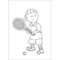 Dibujo para colorear: Caillou (Personajes de Dibujos Animados) #36192 - Dibujos para Colorear e Imprimir Gratis