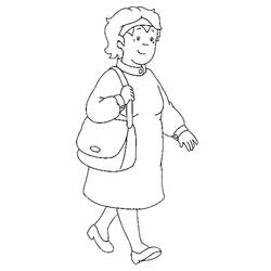 Dibujo para colorear: Caillou (Personajes de Dibujos Animados) #36193 - Dibujos para Colorear e Imprimir Gratis