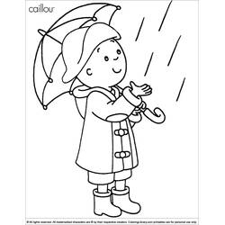 Dibujo para colorear: Caillou (Personajes de Dibujos Animados) #36219 - Dibujos para Colorear e Imprimir Gratis