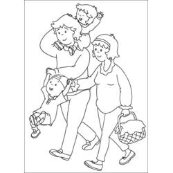 Dibujo para colorear: Caillou (Personajes de Dibujos Animados) #36232 - Dibujos para Colorear e Imprimir Gratis