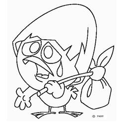 Dibujos para colorear: Calimero - Dibujos para Colorear e Imprimir Gratis
