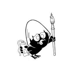 Dibujo para colorear: Calimero (Personajes de Dibujos Animados) #35778 - Dibujos para Colorear e Imprimir Gratis