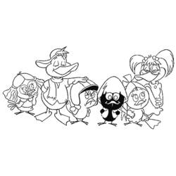 Dibujo para colorear: Calimero (Personajes de Dibujos Animados) #35780 - Dibujos para Colorear e Imprimir Gratis