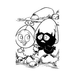 Dibujo para colorear: Calimero (Personajes de Dibujos Animados) #35781 - Dibujos para Colorear e Imprimir Gratis