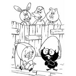 Dibujo para colorear: Calimero (Personajes de Dibujos Animados) #35785 - Dibujos para Colorear e Imprimir Gratis