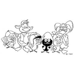 Dibujo para colorear: Calimero (Personajes de Dibujos Animados) #35816 - Dibujos para Colorear e Imprimir Gratis