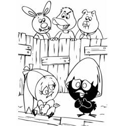 Dibujo para colorear: Calimero (Personajes de Dibujos Animados) #35822 - Dibujos para Colorear e Imprimir Gratis