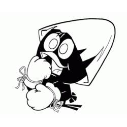Dibujo para colorear: Calimero (Personajes de Dibujos Animados) #35824 - Dibujos para Colorear e Imprimir Gratis