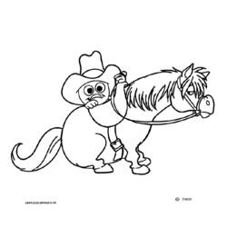 Dibujo para colorear: Calimero (Personajes de Dibujos Animados) #35830 - Dibujos para Colorear e Imprimir Gratis