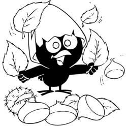 Dibujo para colorear: Calimero (Personajes de Dibujos Animados) #35836 - Dibujos para Colorear e Imprimir Gratis