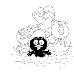 Dibujo para colorear: Calimero (Personajes de Dibujos Animados) #35850 - Dibujos para Colorear e Imprimir Gratis
