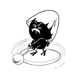 Dibujo para colorear: Calimero (Personajes de Dibujos Animados) #35885 - Dibujos para Colorear e Imprimir Gratis