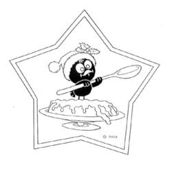 Dibujo para colorear: Calimero (Personajes de Dibujos Animados) #35900 - Dibujos para Colorear e Imprimir Gratis
