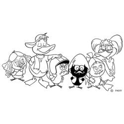 Dibujo para colorear: Calimero (Personajes de Dibujos Animados) #35977 - Dibujos para Colorear e Imprimir Gratis
