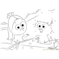 Dibujo para colorear: Calimero (Personajes de Dibujos Animados) #36033 - Dibujos para Colorear e Imprimir Gratis
