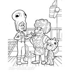 Dibujo para colorear: Captain Turbot (Personajes de Dibujos Animados) #181784 - Dibujos para Colorear e Imprimir Gratis
