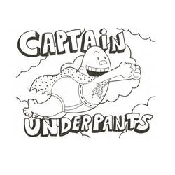 Dibujo para colorear: Captain Underpants (Personajes de Dibujos Animados) #209719 - Dibujos para Colorear e Imprimir Gratis
