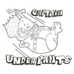 Dibujo para colorear: Captain Underpants (Personajes de Dibujos Animados) #209720 - Dibujos para Colorear e Imprimir Gratis