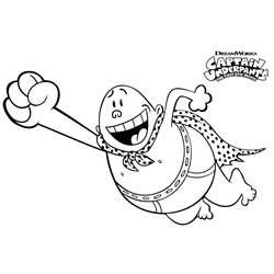 Dibujo para colorear: Captain Underpants (Personajes de Dibujos Animados) #209726 - Dibujos para Colorear e Imprimir Gratis