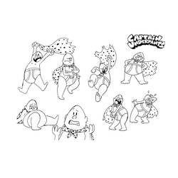 Dibujo para colorear: Captain Underpants (Personajes de Dibujos Animados) #209728 - Dibujos para Colorear e Imprimir Gratis