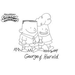 Dibujo para colorear: Captain Underpants (Personajes de Dibujos Animados) #209735 - Dibujos para Colorear e Imprimir Gratis
